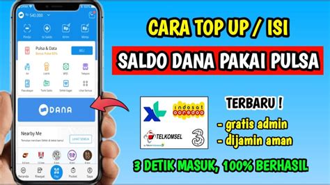 Galeri foto cara topup dana pakai pulsa Buat skin keren saldo VP 25 di area member