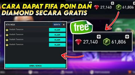 freefireind 2022 com spin diamond poin ganda main bareng FIFA nomor satu image 1