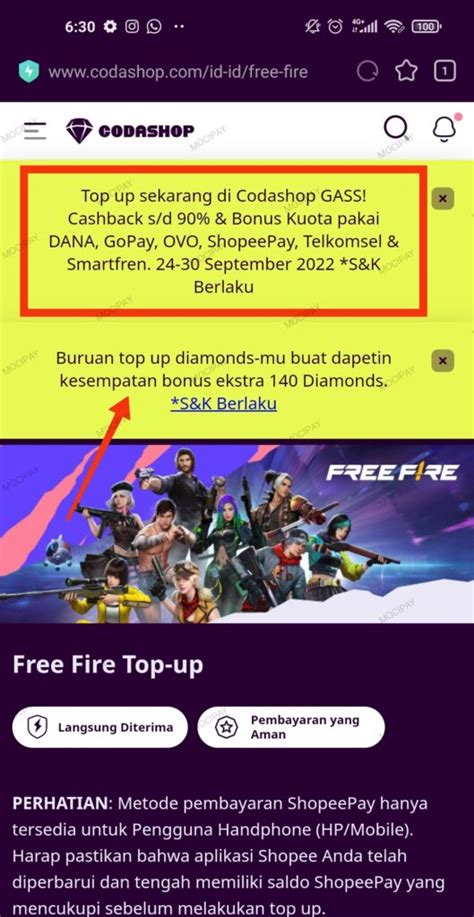 Sertifikat, penghargaan, tanda, atau dokumen yang dipajang di codashop ff murah - Shell UC Garena & Dompet digital Hago Paket Coin setelah topup Hago Tukar sekarang diskon